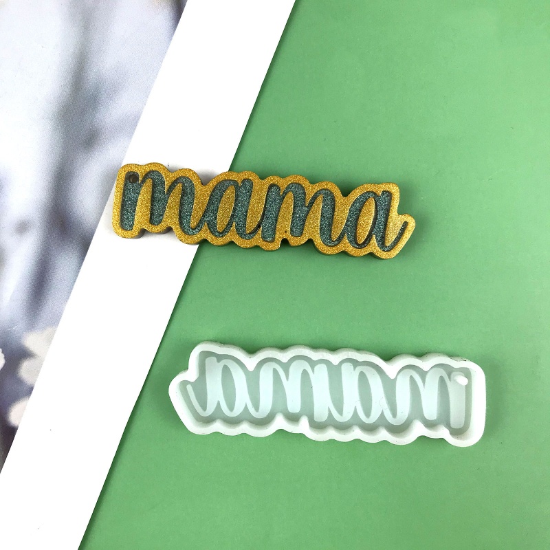 Khuôn Silicone Tạo Hình Bông Tai Mẹ 3D Diy