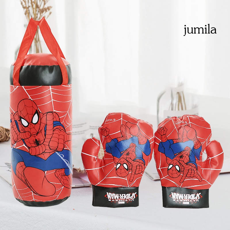 Đồ chơi trẻ em Đấm Bốc In Hình Người Nhện Bằng Pvc Giúp Giảm Căng Thẳng Cho Bé