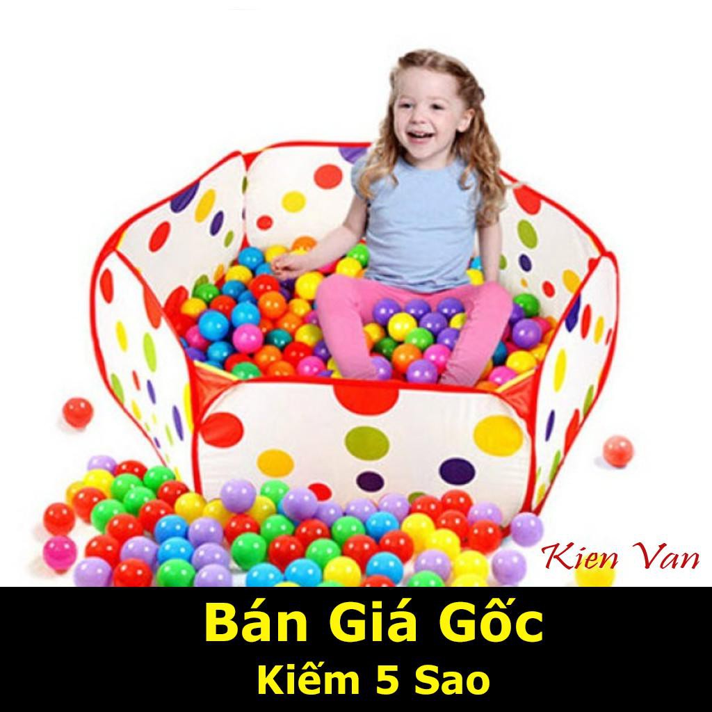 [Ảnh Thật]  Lều nhà banh an toàn cho bé kèm 100 bóng