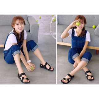 Sandal hebe nam nữ 2116 đen