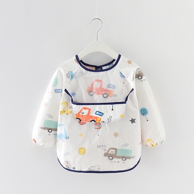 Áo ăn dặm dài tay, áo ăn dặm BLW chống thấm cao cấp cho bé 0 - 4 tuổi - Moon kids fashion