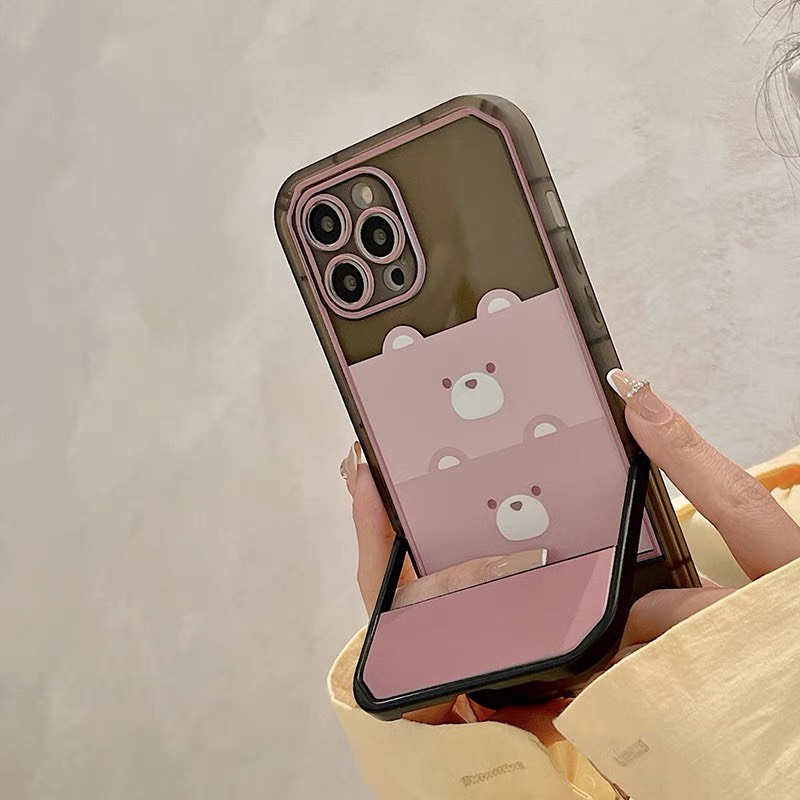 Ốp lưng iphone  bảo vệ camera hình ghê kèm giá đỡ chống lưng 7plus/8plus/x/xsmax 11/12/13/pro/max/plus/promax/11promax