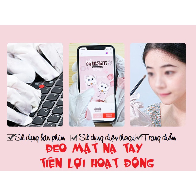 Mặt nạ dưỡng tay-chân Mèo VNO dễ thương