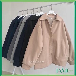 Áo Jacket - Áo khoác chất liệu nhung mềm mịn Bongbi - 1762 IAMC.Closet