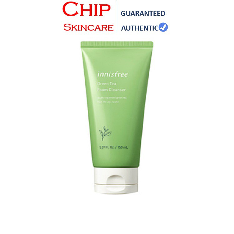 Sữa Rửa Mặt Chiết Xuất Từ Trà Xanh Innisfree Green Tea Foam Cleanser 150ml Hàn Quốc