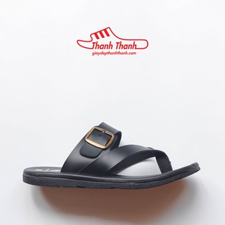 Dép Nam Xỏ Ngón Màu Đen Basic