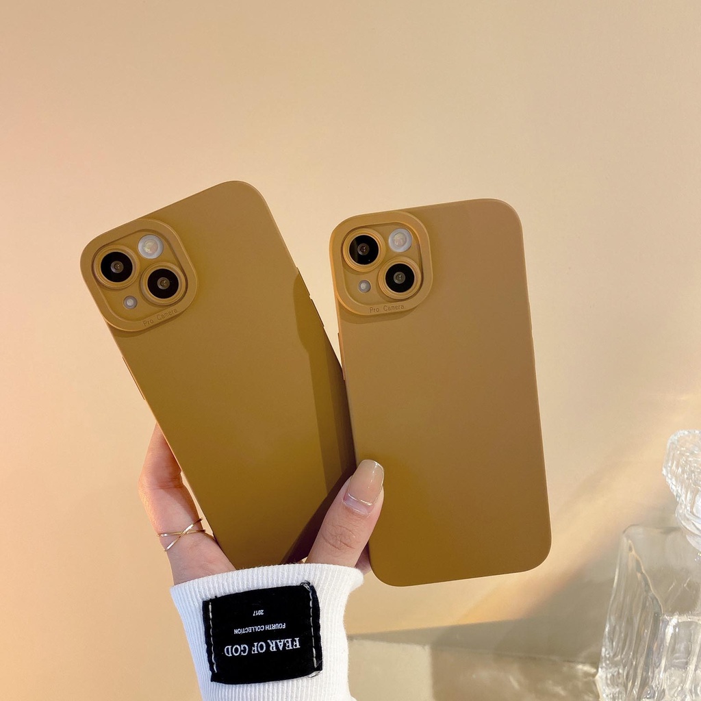 Ốp điện thoại màu macaron bảo vệ ống kính máy ảnh cho VIVO X70 X60 S1 Y12 Y15 Y17 Y20 S1