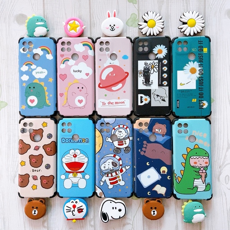Ốp lưng Idm Hàn Quốc kèm pop Oppo F9/Realme 2 pro/A5s/A7/A12/A1k/Realme C2/Oppo A15/Oppo A15s