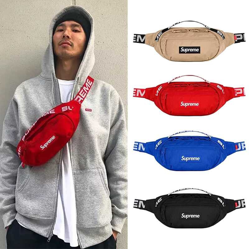 Túi bao tử đeo chéo supreme 18ss 44th Waist Bag