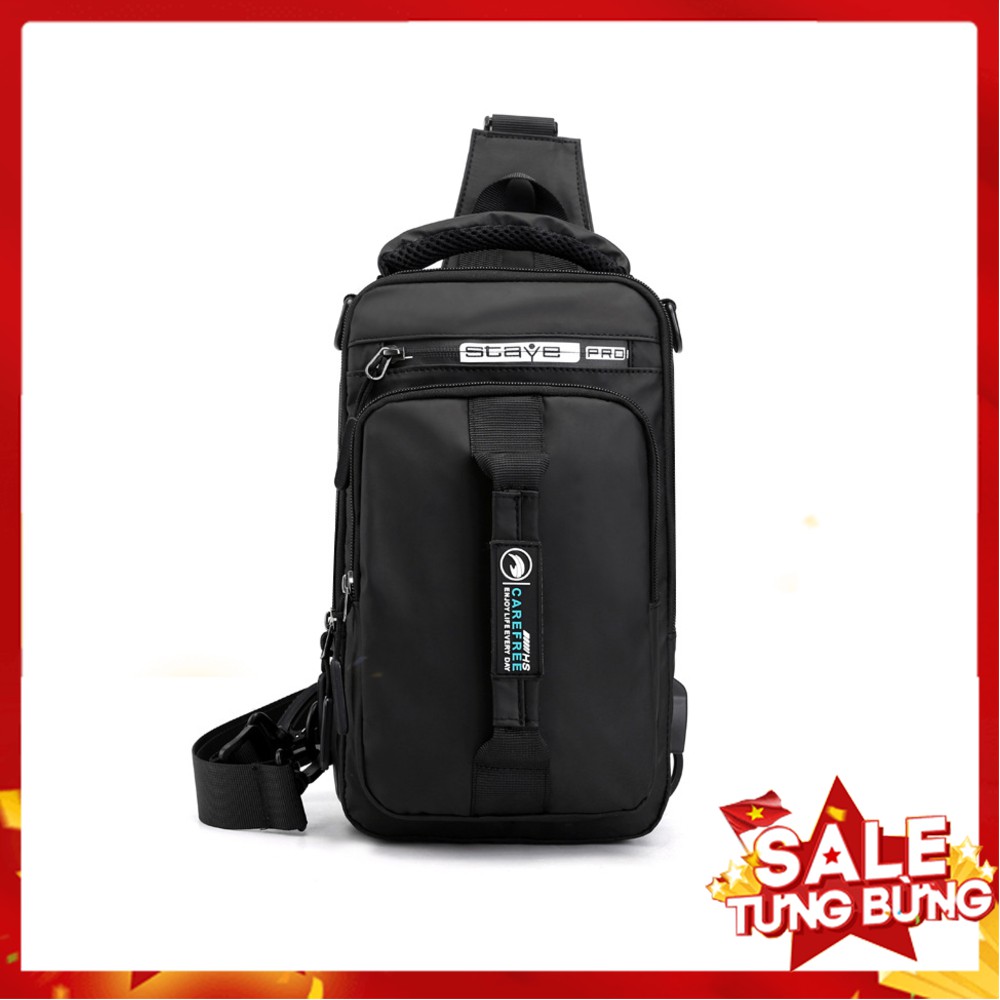 Túi Đeo Chéo Nam 💖𝐅𝐑𝐄𝐄 𝐒𝐇𝐈𝐏💖 Túi Đeo Vai Nam Chất Polyester Cao Cấp Chống Thấm Nước (TDCN-113)
