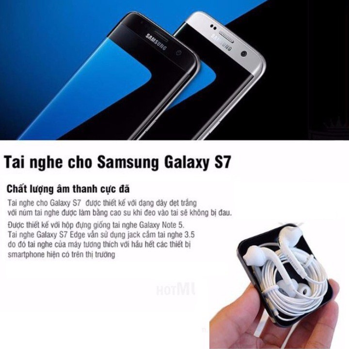 Tai Nghe Samsung s7 chính hãng theo máy chân tròn 3.5mm - zin 100% - Việt Linh Store