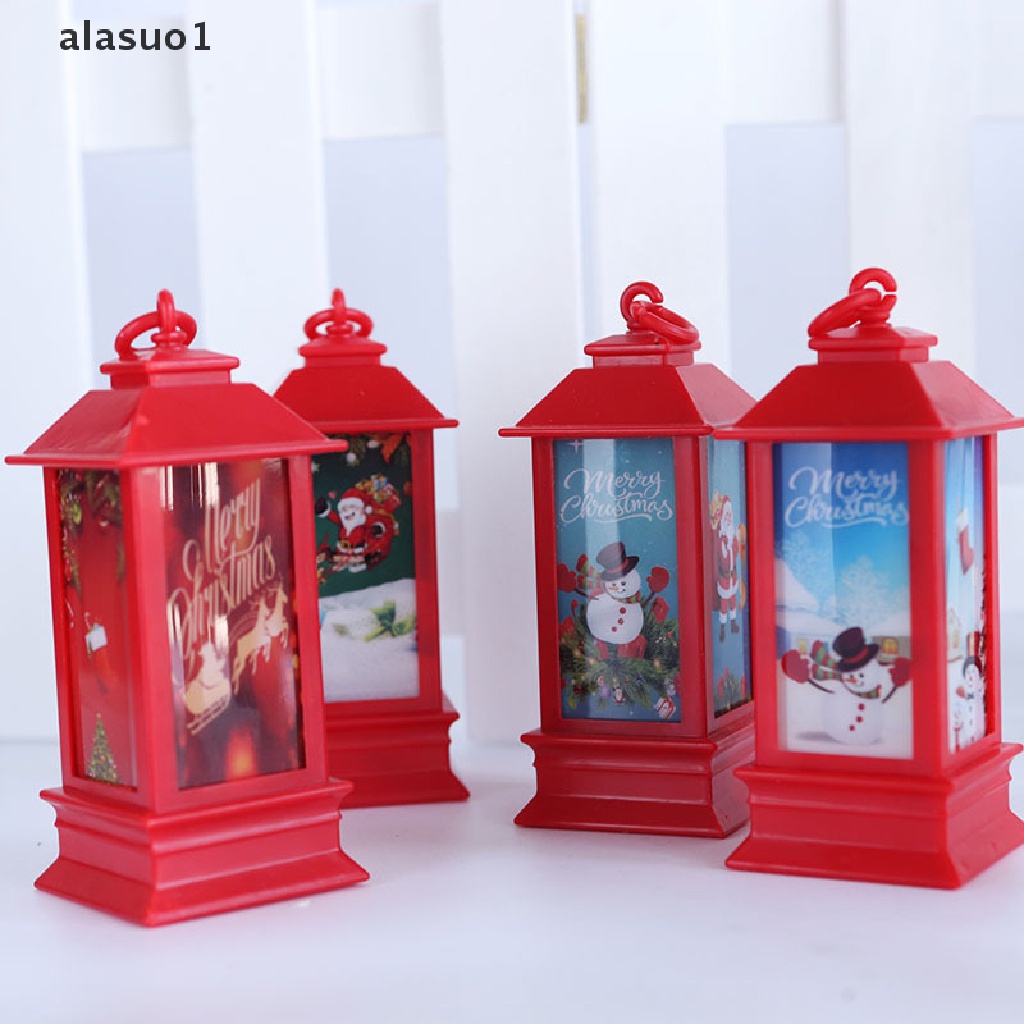 [alasuo1] Đèn Lồng LED Mini Trang Trí Giáng Sinh Năm Mới 2023