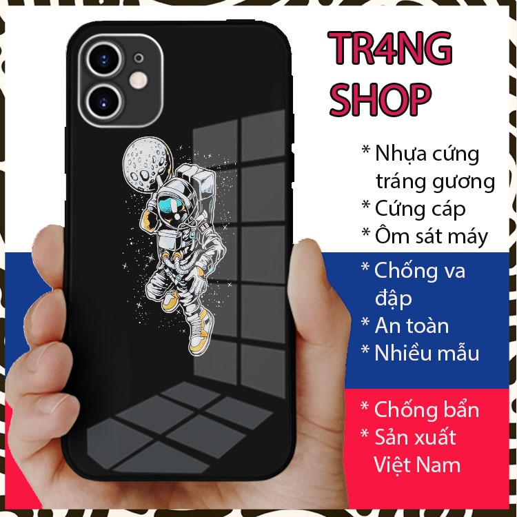 Ốp đt iphone kính cường lực Phi hành gia may mắn cho Iphone 6-12 TR4NG SHOP OK-AST06210162