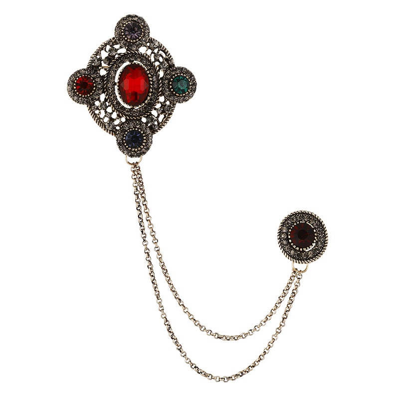 Huy Hiệu Cài Áo Hình Thánh Giá Đính Đá Thời Trang