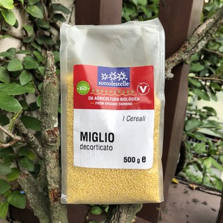 Hạt kê hữu cơ Sottolestelle đã tách vỏ 500g - Organic Millet