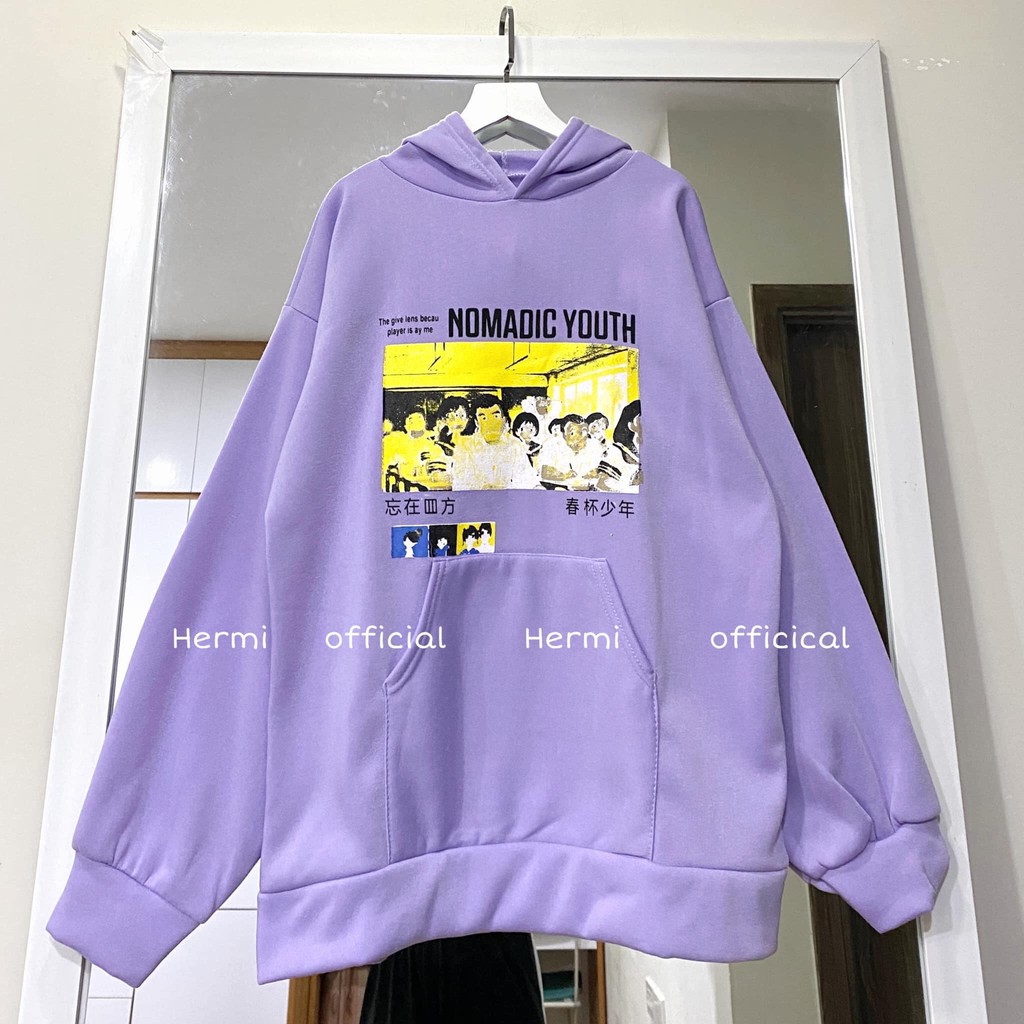Áo hoodie NOMADIC ullzang form rộng cực xinh xưởng sỉ nguyễn hoa | BigBuy360 - bigbuy360.vn