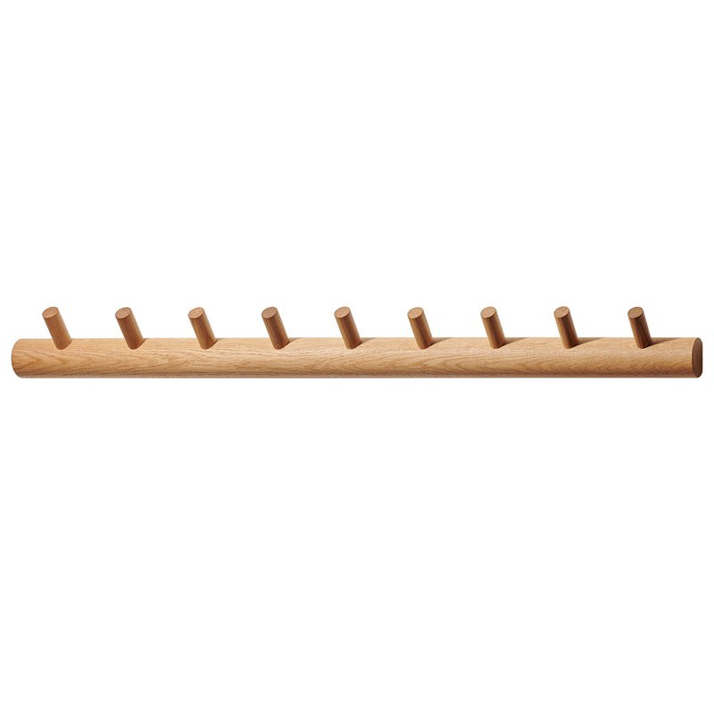 Móc Quần Áo Gỗ Treo Tường - Móc Gỗ Gắn Tường 5 nhánh, 6 nhánh Hiệu Vivudecor - Giá treo quần áo gắn tường giá rẻ