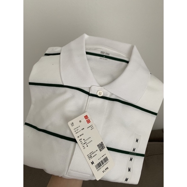 Áo polo sọc Uni tag nhật