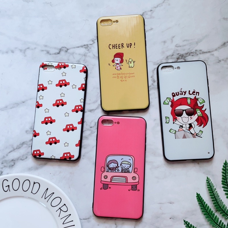 Ốp Lưng iphone 7Plus/8Plus Hình Kute Viền Nhựa Dẻo