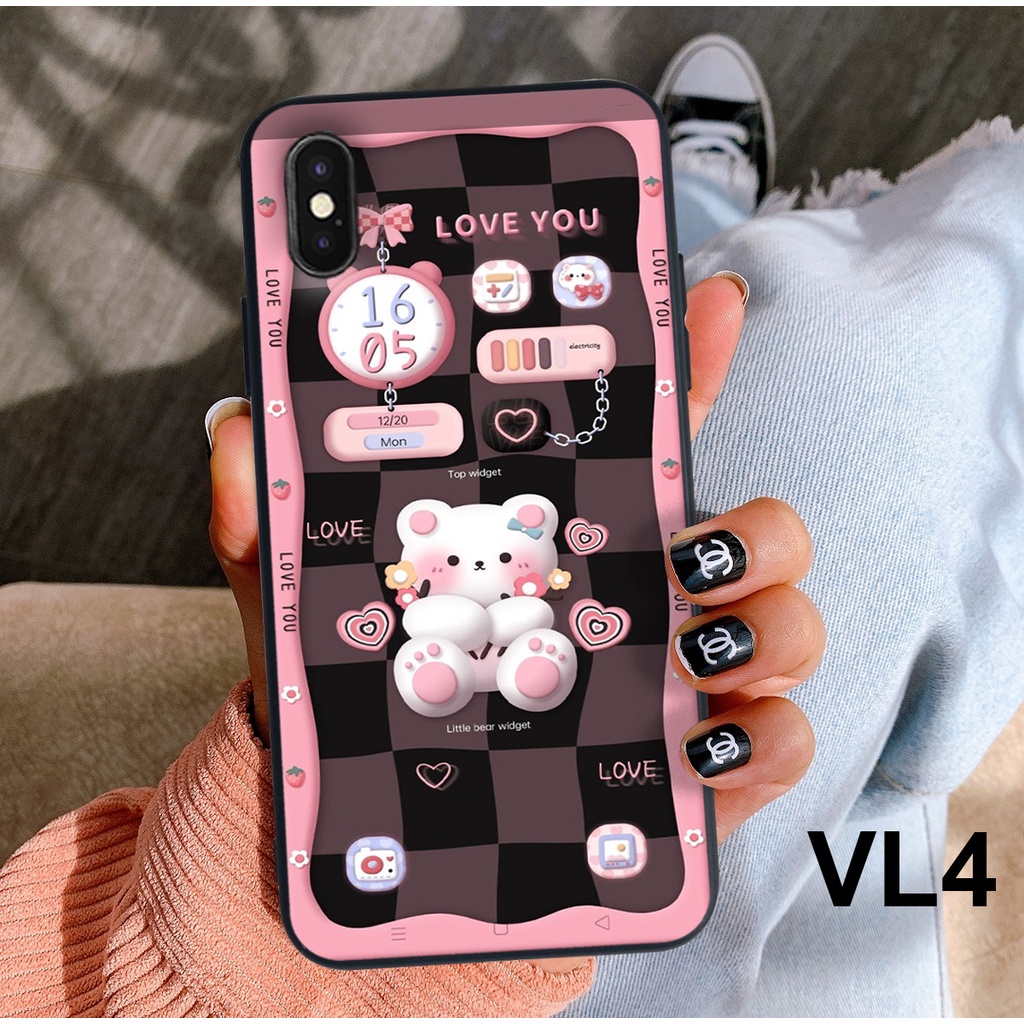 ỐP LƯNG ĐIỆN THOẠI IPHONE X/XS/XR/XSMAX ỐP TPU VIỀN VUÔNG IN HÌNH SIÊU CUTE, DỄ THƯƠNG VÀ ĐÁNG YÊU MỚI NHẤT GLSHOP