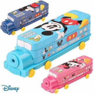 HỘP BÚT DISNEY HÌNH CON TÀU KÈM GỌT BÚT