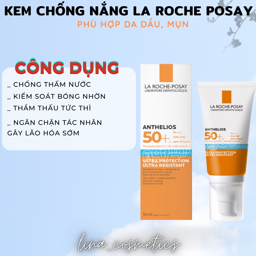 Kem chống nắng la roche posay dành cho da dầu và da nhạy cảm
