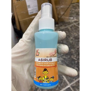 Dung dịch sát khuẩn tay nhanh Asirub , chai 100ml, có dạng xịt và dạng gel, hàng chính hãng