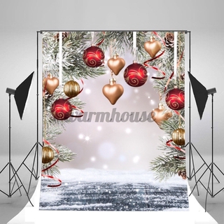 Phông Nền Chụp Ảnh Phong Cách Giáng Sinh 3.3x5 / 5x7ft
