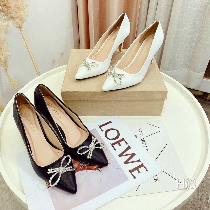 GÓT MŨI NHỌN NƠ ĐÁ FULLBOX