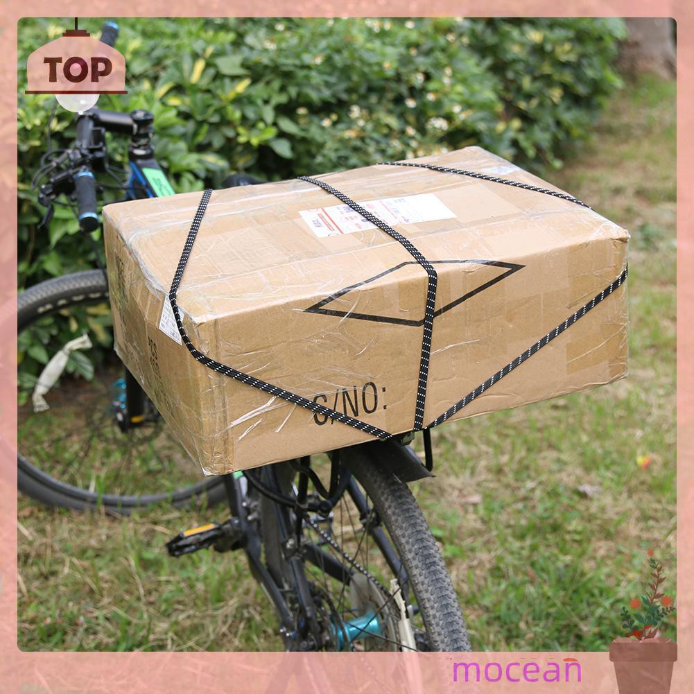 Dây Thừng Buộc Hành Lý Xe Đạp Địa Hình Mtb Co Giãn Có Thể Tháo Rời Có Móc Nhựa Màu Trắng Đen