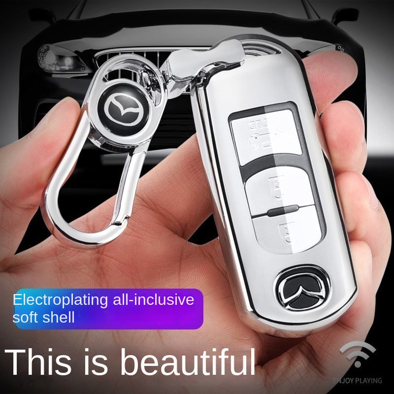 Bộ 3 Vỏ Bảo Vệ Chìa Khóa Xe Hơi Mazda CX5 CX7 Atez Cao Cấp