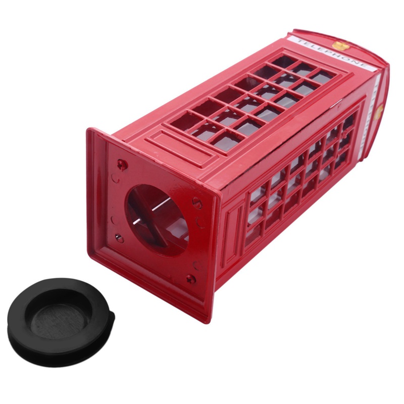 Ống Heo Tiết Kiệm Tiền Xu Điện Thoại Bằng Kim Loại 140X60X60Mm