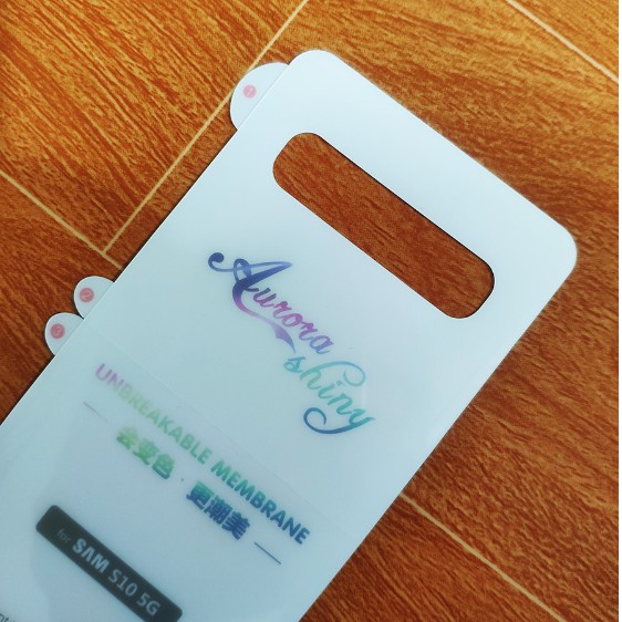 Dán full mặt trước, sau PPF cho SamSung Galaxy S10 5G chống xước