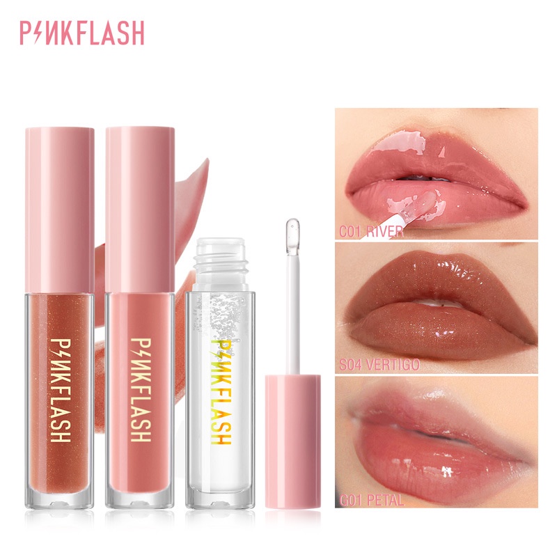 Dầu Dưỡng Môi PINKFLASH Chống Thấm Nước Giữ Ẩm Phục Hồi Chăm Sóc Môi 11 Màu Sắc