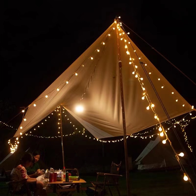 Dây đèn trang trí ngoài trời 6m 40 bóng Led chống nước - Dây đèn led trang trí sân vườn, phòng khách - Billba Outdoors