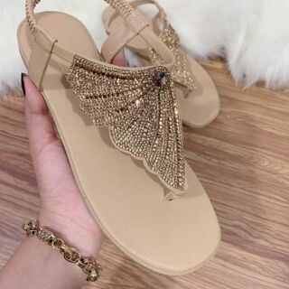 Giày sandal cánh bướm cao cấp
