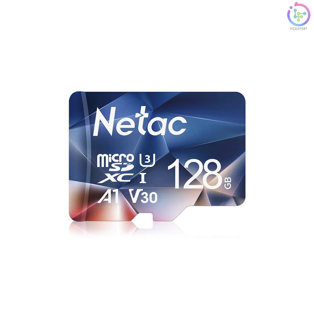 Thẻ Nhớ Netac P500 128GB TF Card Micro SD U3 V30 100MB/S Tốc Độ Cao Chuyên Dụng