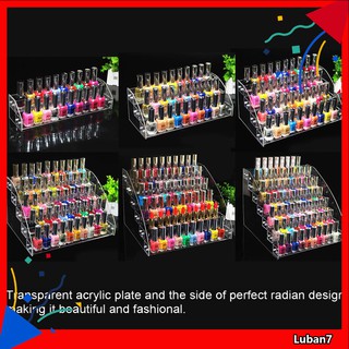 Kệ đựng lọ sơn móng tay bằng nhựa acrylic trong suốt