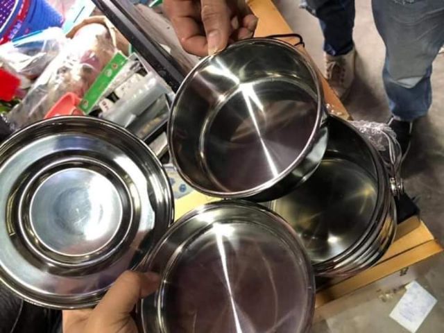 Cặp lồng inox 3 tầng