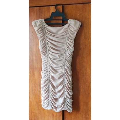 Đầm Zara Authentic Màu Nude sz S, new 99%