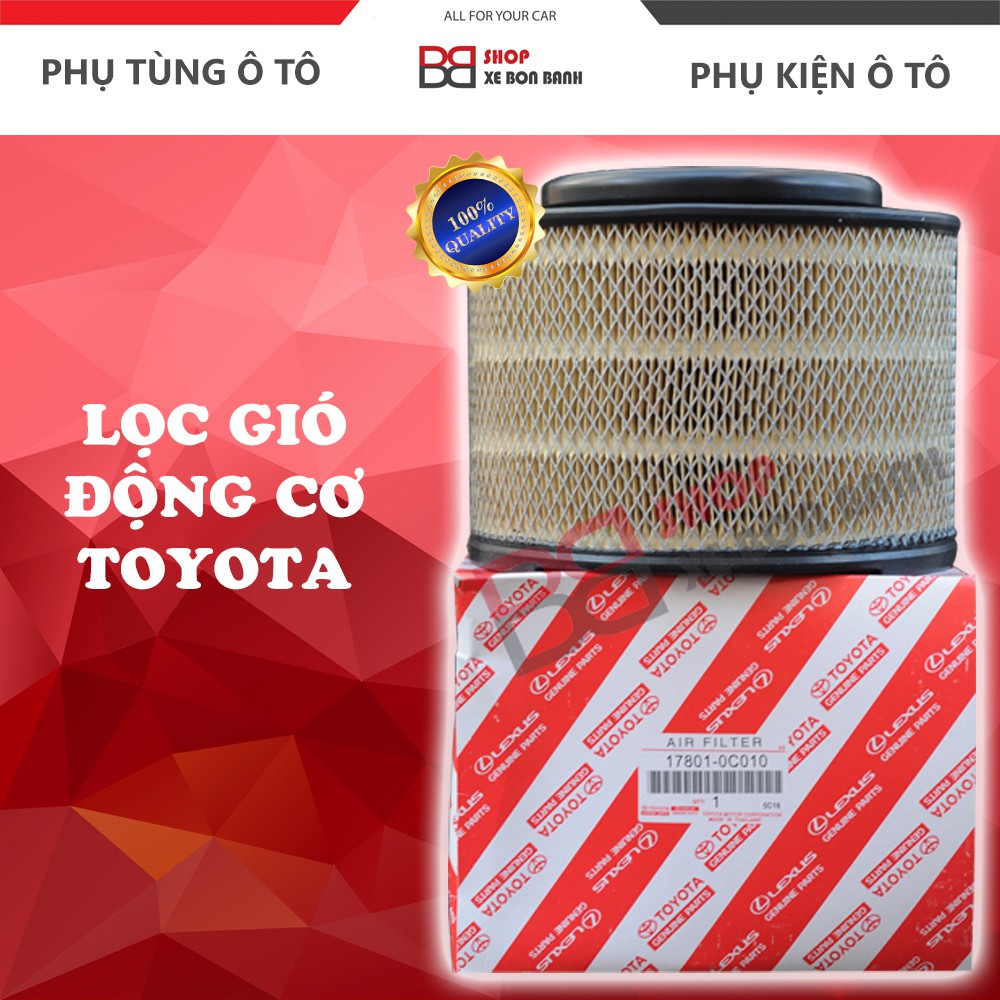 Lọc Gió Động Cơ Toyota Fortuner, Hilux, Innova 2016