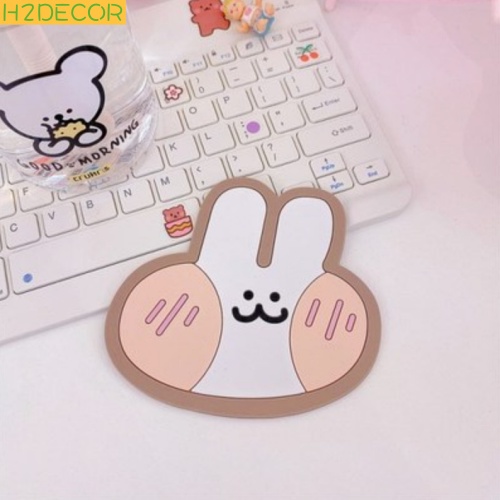 Lót ly silicon, lót cốc nhiều hình cute ngộ nghĩnh H2decor