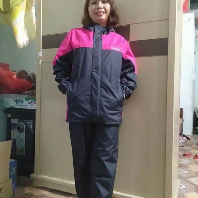 Áo mưa chống thấm sakura