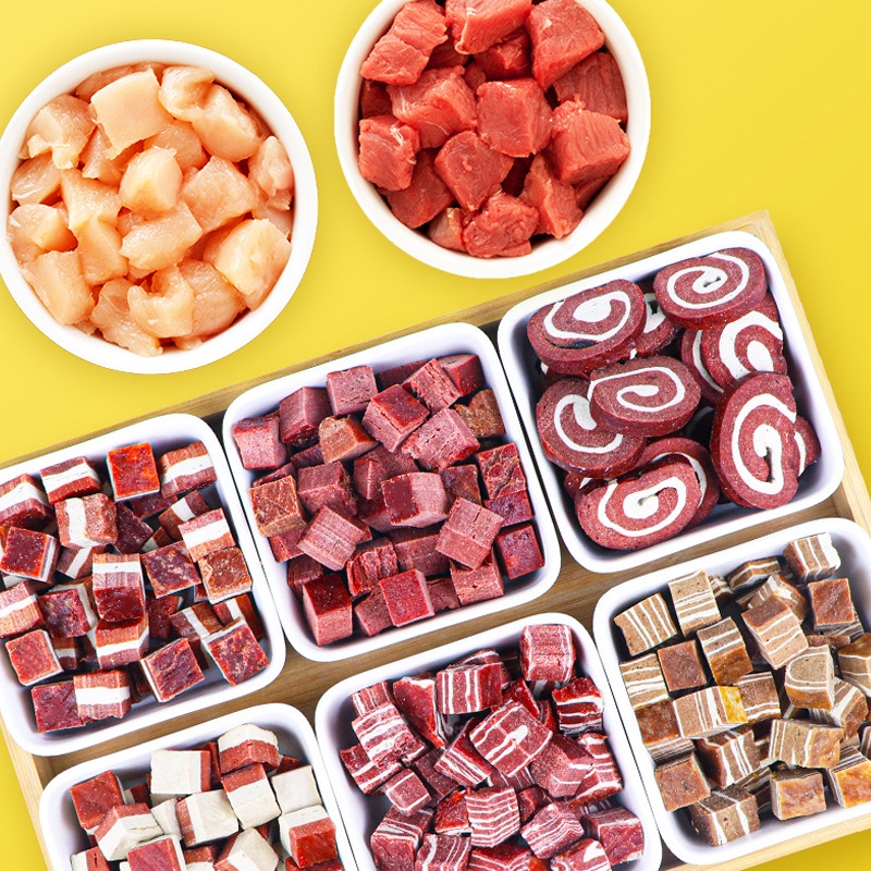 Thịt Bò Viên Nguyên Khối Dành Cho Chó Mèo Không Có Chất Phụ Gia