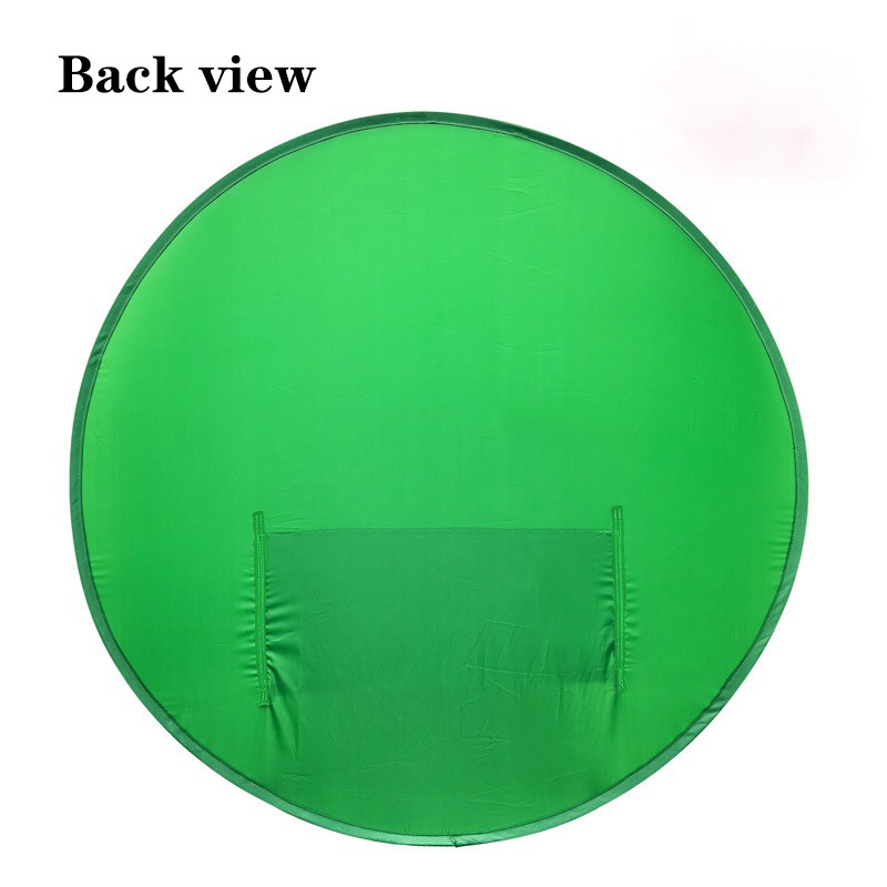 Bảng nền trực tiếp Màn hình xanh Màn hình xanh di động Phông nền màu xanh lá cây một bên Ghế gấp phản xạ