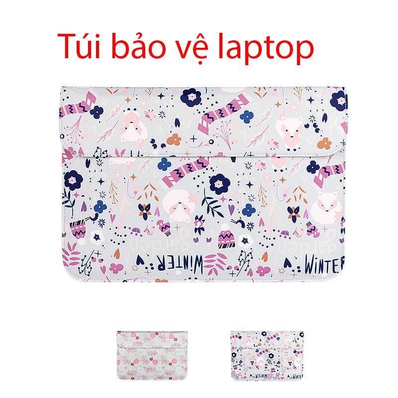 Túi bảo vệ cho laptop 13.3 inch chất liệu da PU họa tiết thời trang PU01 | BigBuy360 - bigbuy360.vn