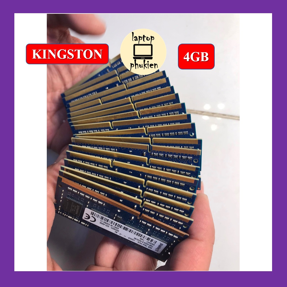 Ram laptop DDR3L 4GB PC3L 12800s bus 1600Mhz, - Chính hãng bảo hành 1 năm