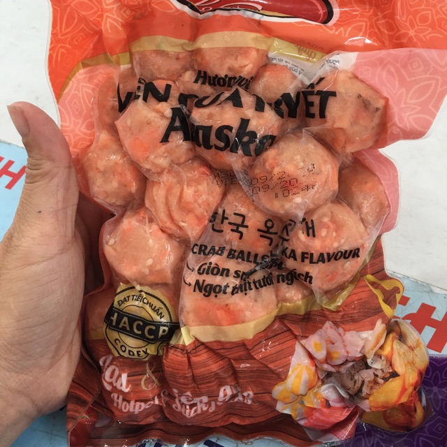 Viên cua tuyết Alaska 500gr