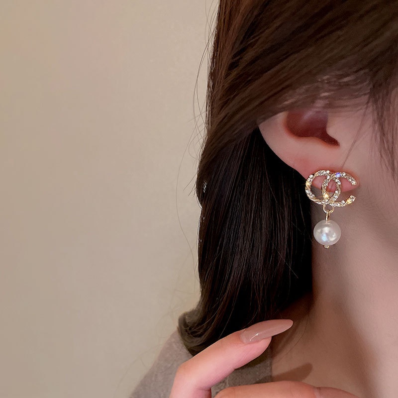 Bông Tai Mạ Bạc 925 Đính Ngọc Trai Sang Trọng 2022