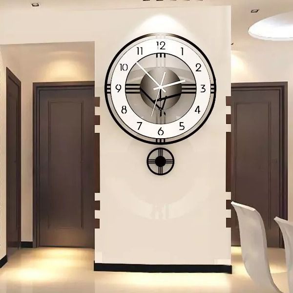 Đồng hồ treo tường quả lắc - tạo nét sang trọng cho không gian nhà bạn CL004 - Kích Thước: 35x45, 40x50cm, 45X60 cm
